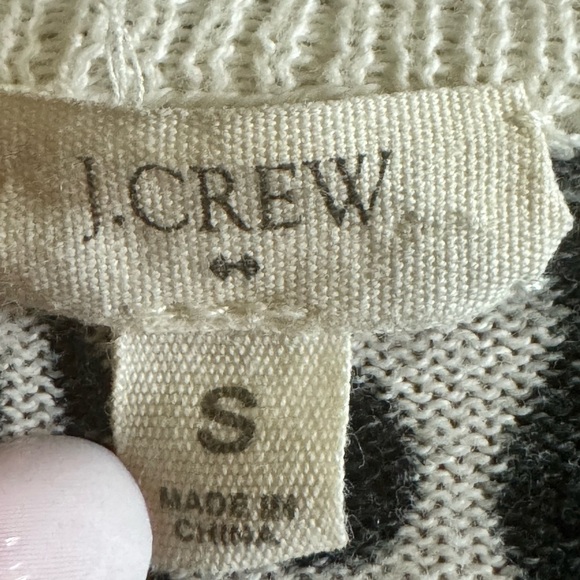 J. Crew black and white wool cardigan - Picture 2 of 10